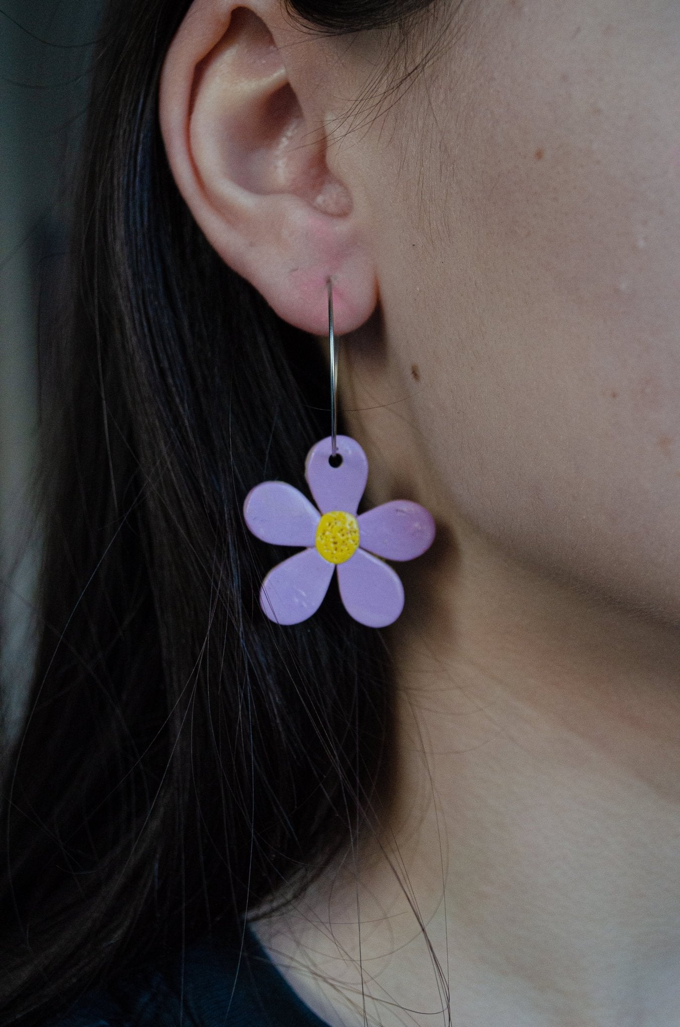 Pendientes estampado flores - ARTIZAUAKARTIZAUAKPendientes estampado flores